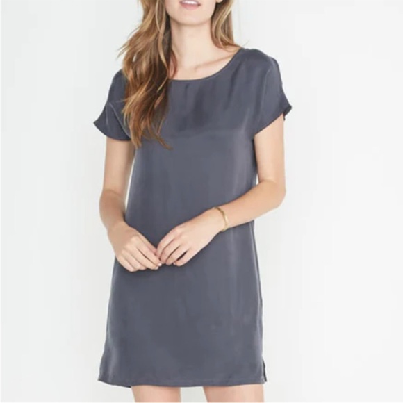 Marine Layer Women’s Delta Dress Gray Shirt Pullover Size Medium - Picture 3 of 8